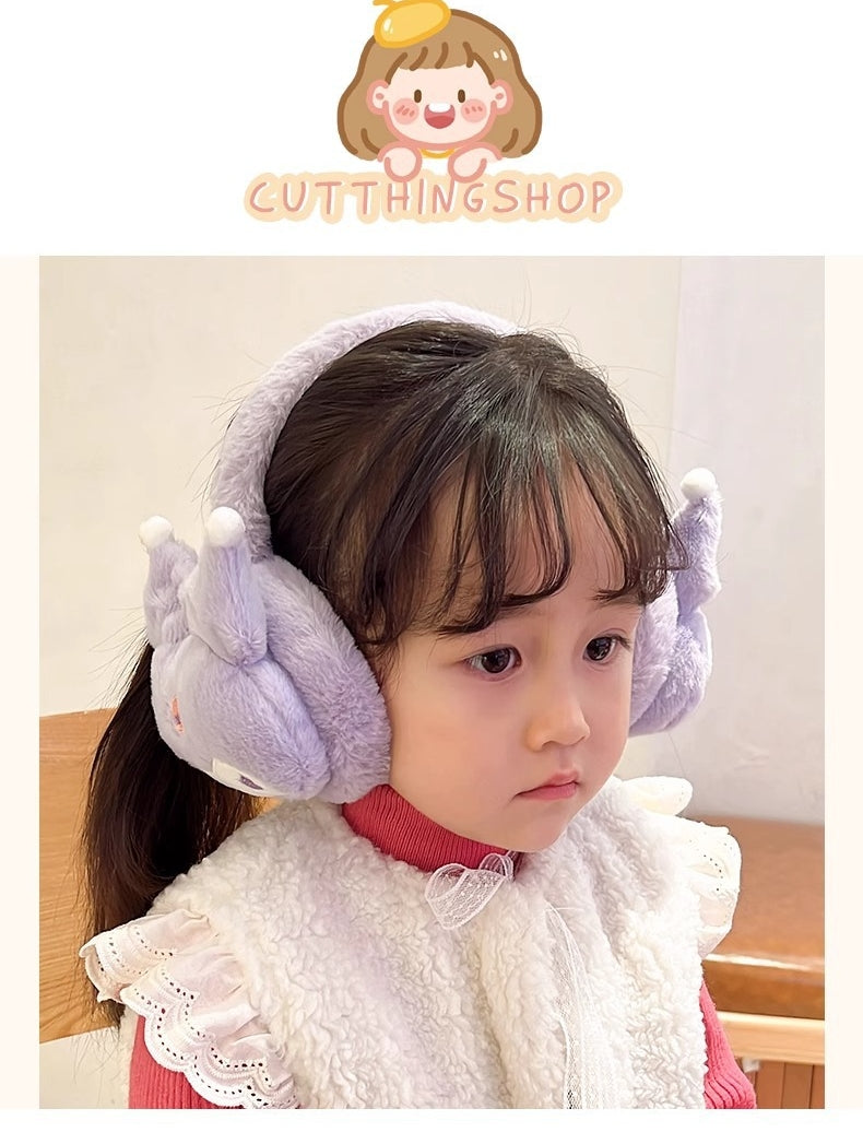 Kids Boy Girl Earmuffs Winter Fleece Thermal Outdoor Warm Plush Ear Warmer