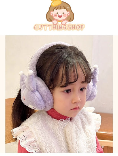 Kids Boy Girl Earmuffs Winter Fleece Thermal Outdoor Warm Plush Ear Warmer