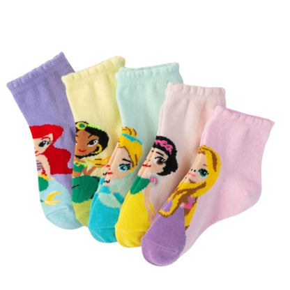 5 Pairs Toddlers Boys Kids heros Costume cotton Infant Ankle Socks 1-5 Years (UK, Age, 3 Years, 5 Years, Regular, Princess(3-5y))