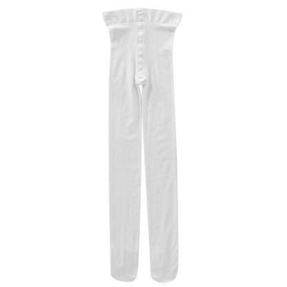 50 Denier Dance Ballet Tights Girls Womens Convertible Stretch Transition Footed Tights with Holes Ultra-soft Ballet Tights