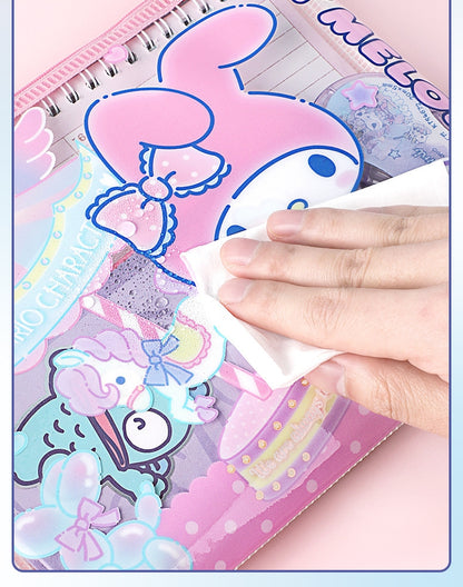 5PCS Plastic Wallets A4, 5 different designs Plastic Folders Popper Folder with Snap Closure, Lightweight Wallets for Document Office School Organization for Kids Adults