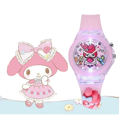 Analogue Quartz Watch with Stainless Steel Strap Bracelet Cats Girls Toddler Watches Gifts for Kids Birthday Gifts Gift Box