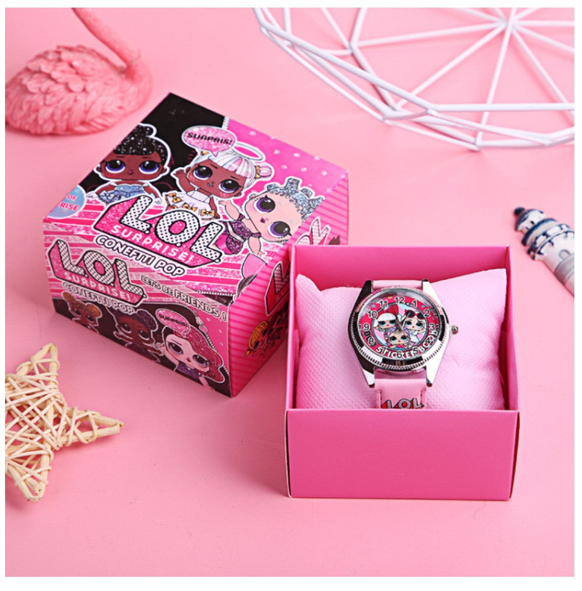 Analogue Quartz Watch with Stainless Steel Strap Bracelet Cats Girls Toddler Watches Gifts for Kids Birthday Gifts Gift Box