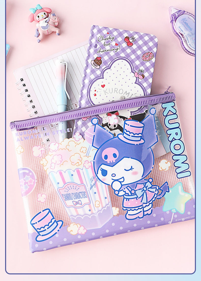 5PCS Plastic Wallets A4, 5 different designs Plastic Folders Popper Folder with Snap Closure, Lightweight Wallets for Document Office School Organization for Kids Adults