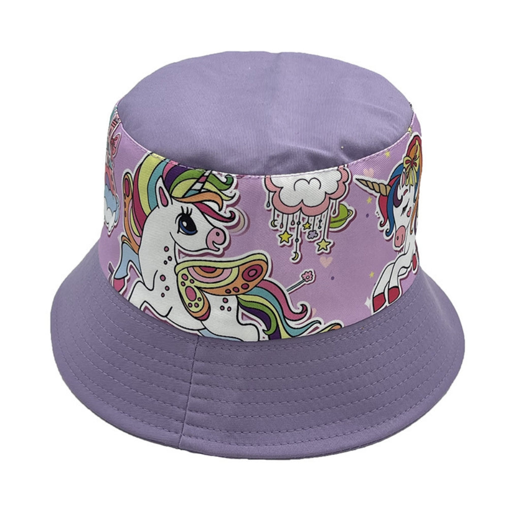 Kids Bucket Princess Sun Hat 4-12 Years Girls Boys Sports Outdoor Anti UV Lightweight Summer Beach Cool Hat Wide Brim Sun Protection