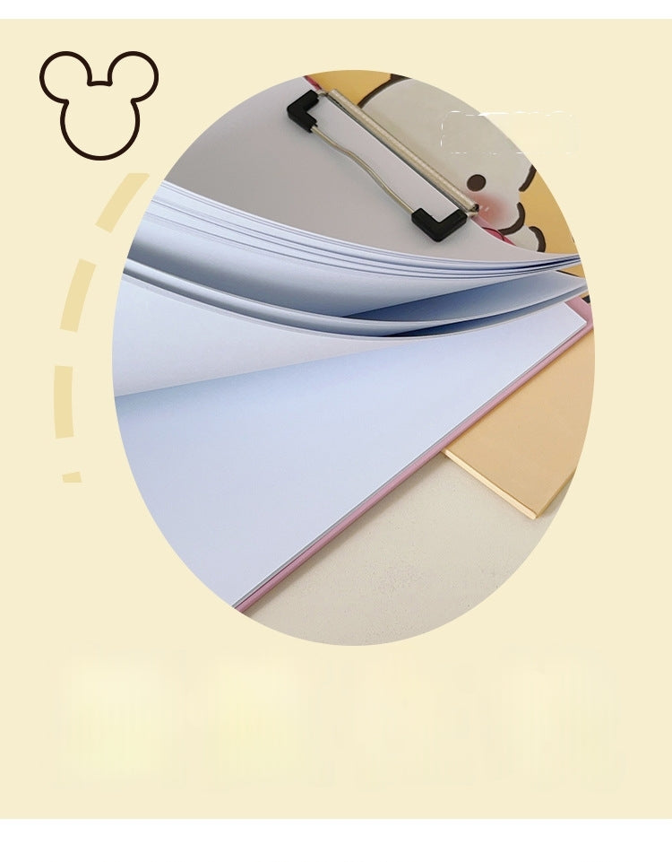 Wooden Clipboards Strong12.5 x 9 Inch A4 Size MClipboard Clipboards, Lightweight Wallets for Document Office School (Kuromi, A4)