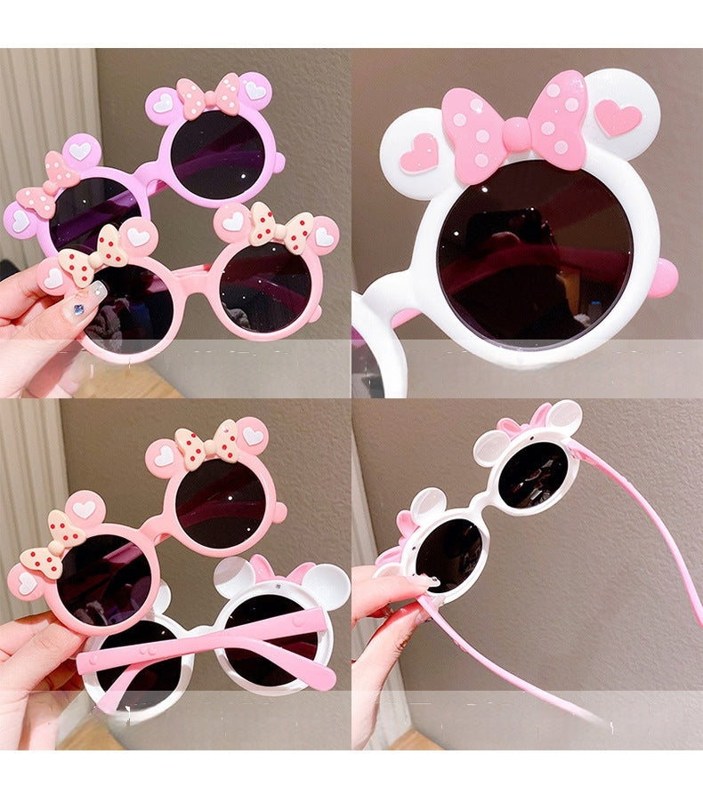 3PCS Kids Sunglasses Girls, Cute Cat Girls Sunglasses Colourful Cat Eye Set, Party children Favor, for Kids Toddler UV400 Age 3-10