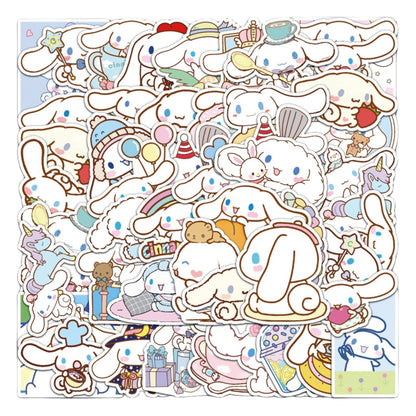 50pcs Princess Aven Superheros Toy Kids Stickers Luggage Laptop Skateboard Waterproof Party Bag Fillers Waterbottle Decal Graffiti Patches(Cinnamoroll)