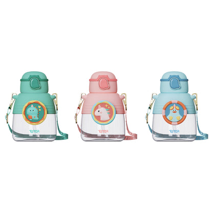 Buzz Frozen Spiderman Water Bottle Reusable Kids 700ml PP with Two Lids Leak Proof with straw Lid BPA Free Drinking bottle(Buzz)