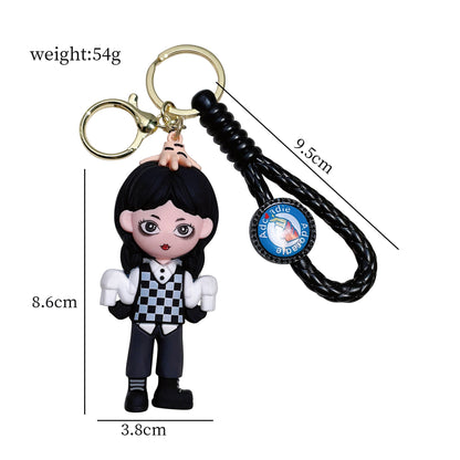 2PCS Buzz Keyring Keychain  School bag Ornament Key Ring Decoration Cute Gifts for Women Girls Boys Pendant Key Chain Jewelry Gift For Kids (B)
