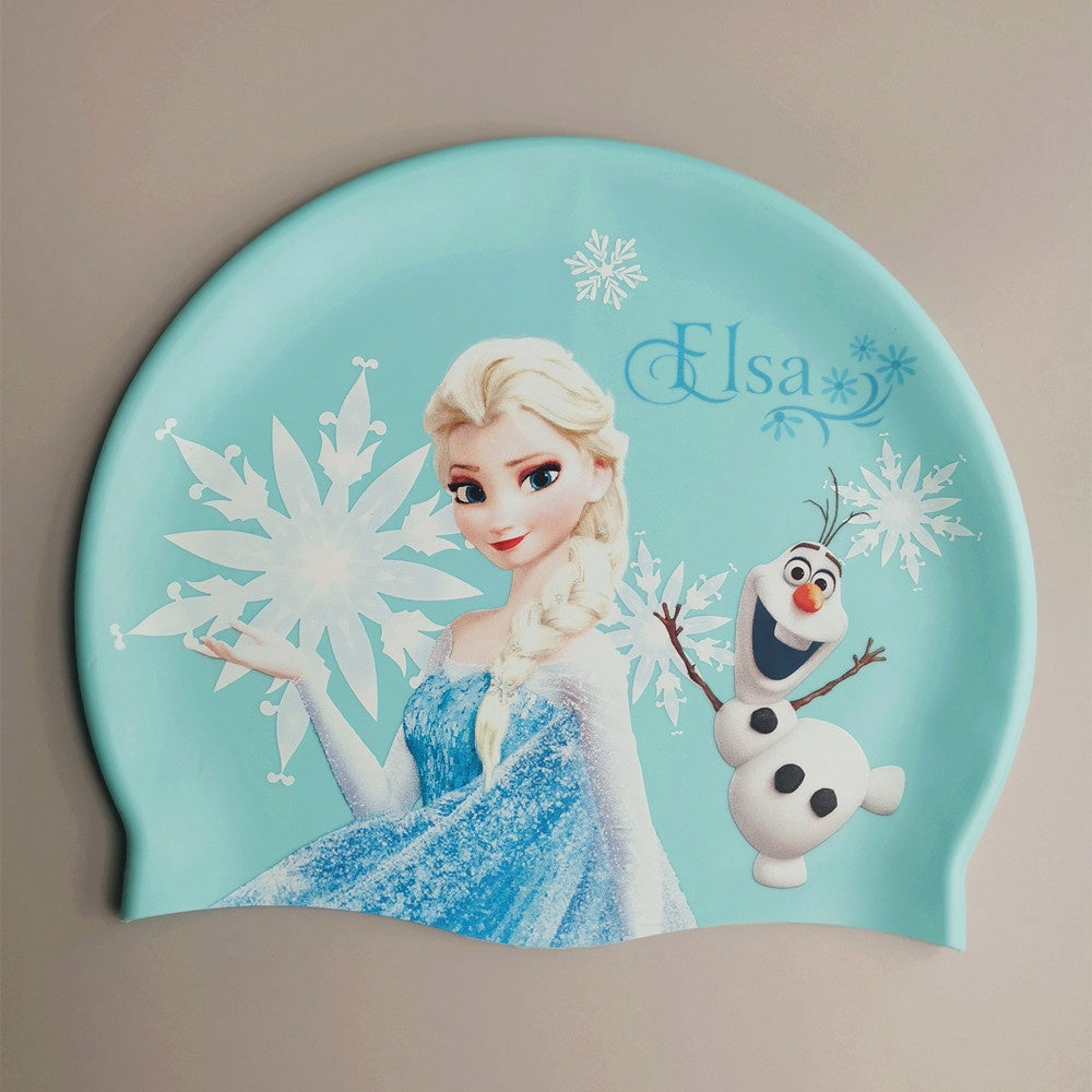 Kids Swimming Goggles Safe Soft Silicone Cap Hat Anti-Fog Waterproof No Leaking Crystal Clear Swim Goggles for Kids Children Boys Girls and Teens Age 3-15