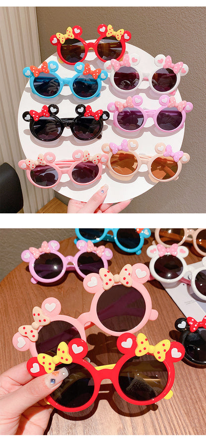 3PCS Kids Sunglasses Girls, Cute Cat Girls Sunglasses Colourful Cat Eye Set, Party children Favor, for Kids Toddler UV400 Age 3-10