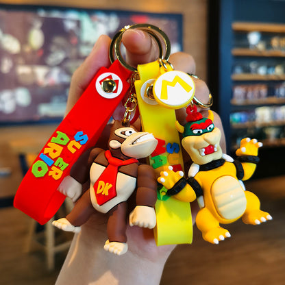 2PCS Buzz Keyring Keychain School bag Ornament Key Ring Decoration Cute Gifts for Women Girls Boys Pendant Chain Jewelry Gift For Kids