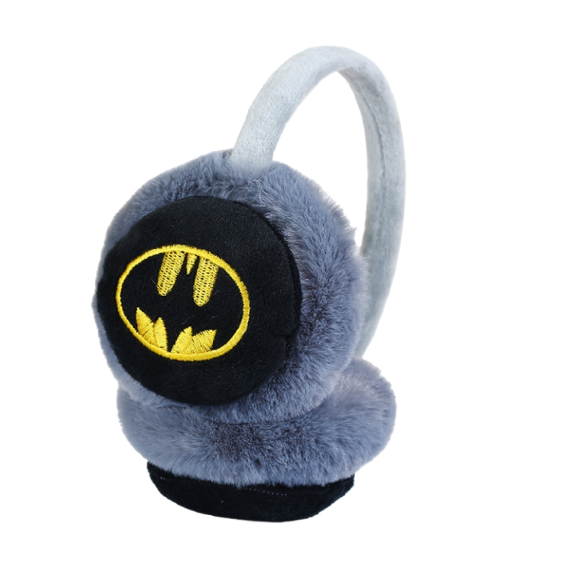 Kids Boy Girl Earmuffs Winter Fleece Thermal Outdoor Warm Plush Ear Warmer(Batman)