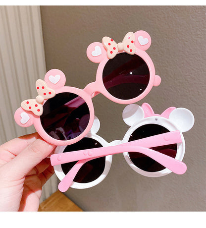 3PCS Kids Sunglasses Girls, Cute Cat Girls Sunglasses Colourful Cat Eye Set, Party children Favor, for Kids Toddler UV400 Age 3-10