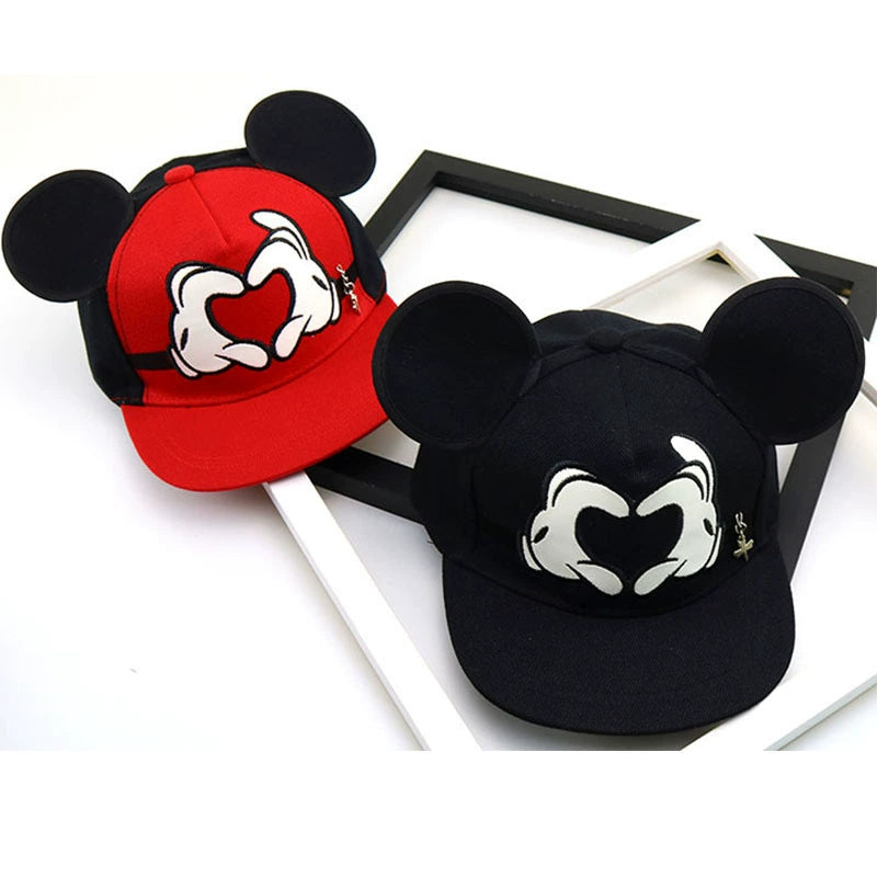 Kids Cotton Baseball Cap Hat for Boys, Boys Caps Perfect for Outdoor Sunny Days Sun Hat 3+ Years(Mickey)