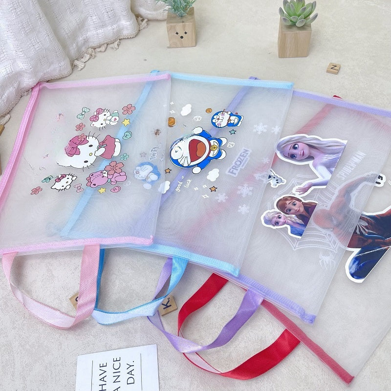 5PCS Plastic Wallets A4, 5 different designs Plastic Folders Popper Folder with Snap Closure, Lightweight Wallets for Document Office School Organization for Kids Adults