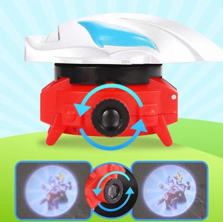 Superhero Robert Watch with 24 Super Projection Cartoon Hero Figurines Princess, Electronic Watch for Boys Girls Projector 3D Watch