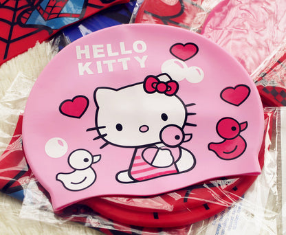 Kids Swimming Goggles Safe Soft Silicone Cap Hat Anti-Fog Waterproof No Leaking Crystal Clear Swim Goggles for Kids Children Boys Girls and Teens Age 3-15