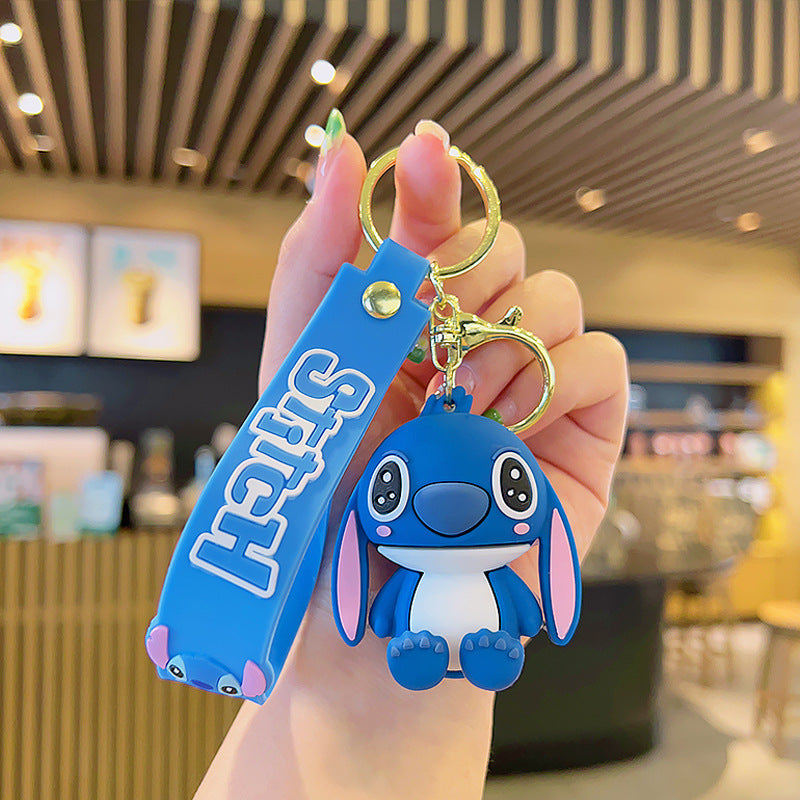 2PCS Buzz Keyring Keychain  School bag Ornament Key Ring Decoration Cute Gifts for Women Girls Boys Pendant Key Chain Jewelry Gift For Kids (C)
