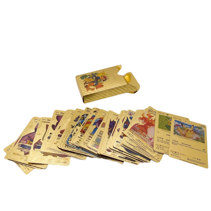 Ultimate Shiny Gold Silver Card Bundle - 55 Random Cards