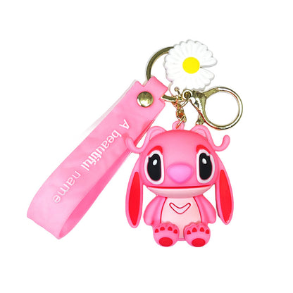 2PCS Buzz Keyring Keychain School bag Ornament Key Ring Decoration Cute Gifts for Women Girls Boys Pendant Chain Jewelry Gift For Kids