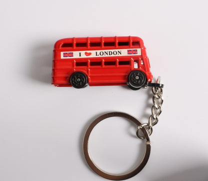 Keyring Keychain School bag Ornament Key Ring Decoration Cute Gifts for Women Girls Boys Pendant Key Chain Jewelry Gift For Kids (london 3pcs)