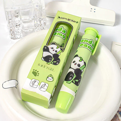 Panda Astronaut Girl Rubbers Erasers, Creative Push-Button Rubbers Erasers for Kids and Students, Universal Used in Schools, Office and Home for Writing and Drawing (Capybara)
