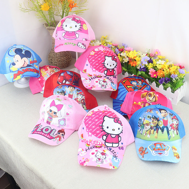 Kids Cotton Baseball Cap Hat for Boys, Boys Caps Perfect for Outdoor Sunny Days Sun Hat 3+ Years(LOL)