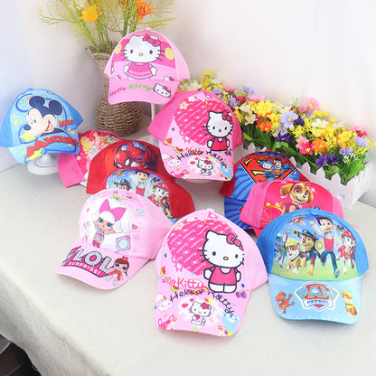 Kids Cotton Baseball Cap Hat for Boys, Boys Caps Perfect for Outdoor Sunny Days Sun Hat 3+ Years(LOL)