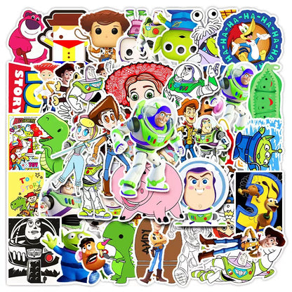 50pcs Princess Aven Superheros Toy Kids Stickers Luggage Laptop Skateboard Waterproof Party Bag Fillers Waterbottle Decal Graffiti Patches