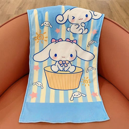2PCS Children's Facial Towel, Kids Washcloth Towels, Cotton Kids Face Towels, Cute Kitty dog Hand Towel Set, Children Wash Cloths for Hand Face Shower, 33x 73 CM