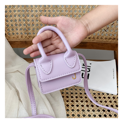 Shoulder Bag Girls Kids Children Handbags Portable Mini Coin Purse Messenger Crossbody Bag PU Mini Flip Bag Makeup Accessories Bags Gift Travel Holiday little small 9 * 4 * 13