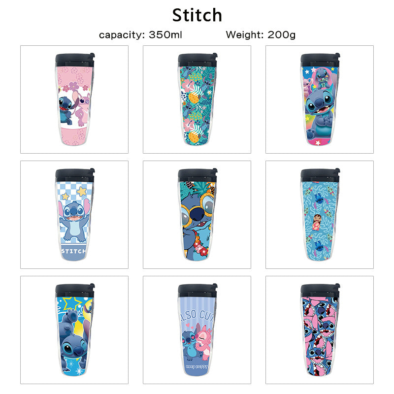 Kids Sth Women Men Travel Mug, Insulated Reusable Coffee Cup with Leakproof Lid Car Coffee Cup Milk Cup 350ml