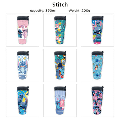 Kids Sth Women Men Travel Mug, Insulated Reusable Coffee Cup with Leakproof Lid Car Coffee Cup Milk Cup 350ml