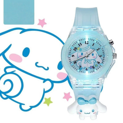 Toys for 3-8 Year Old Girls Boys, Toddler Watches Gifts for Kids 4-9 Birthday Gifts Learning Toys glow in dark Watch(My Melody)