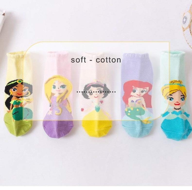 5 Pairs Toddlers Boys Kids heros  Costume cotton Infant Ankle Socks 1-5 Years (UK, Age, 1 Year, 3 Years, Regular, Princess(1-3years)