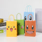 18 Pieces Princess Pink Kraft Paper Bags for Girls Gifts Party Favor Goodie  Treat Bags With Handle for Christmas,Birthday,and Celebrations Party Supplies（Pikachu）