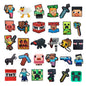 Shoe Charms, 30 Pcs Decoration for Clog Charms and Wristband PVC Decorations Miner Shoe Buckles, Cartoon Anime Game Accessories Cute Clog Pins for Boys Girls Mens Women（Minecraft）
