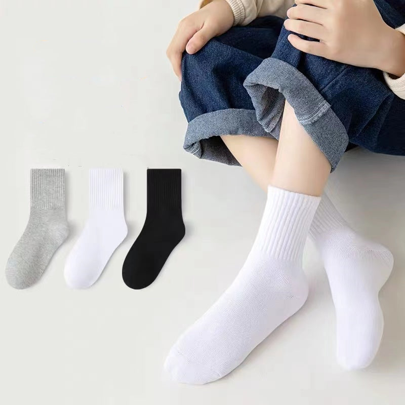 6 Pairs School Uniform Boys Girls Childrens Kids rich cotton plain sports ankle Socks Infant