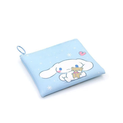 2 Pack Small Coin Purse, Cute Cartoon Wallet Mini Purse Holder for Women Girls Children, Oxford Pouch Small Change Bag for Coin, Credit Card, ID Card, Keys, Lipstick(Kuromi）