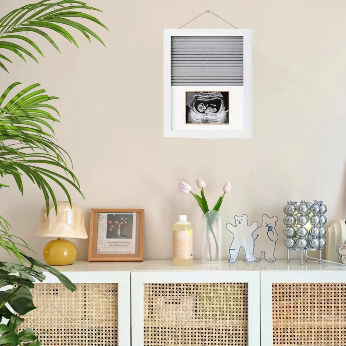 Baby Scan Photo Frames, Baby Sonogram Picture Frame DIY letters, Pregnancy Announcement Gifts, Ultrasound Picture Pregnant Mom Wooden Photo Mum To Be Gifts