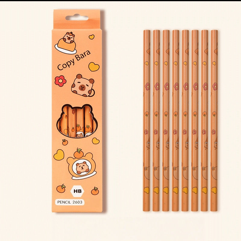 Pack of 12 Princess Spider HB Pencils with erasers Kids Children Party Bag Fillers School Office (Panda)