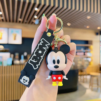 2PCS Buzz Keyring Keychain  School bag Ornament Key Ring Decoration Cute Gifts for Women Girls Boys Pendant Key Chain Jewelry Gift For Kids (C)