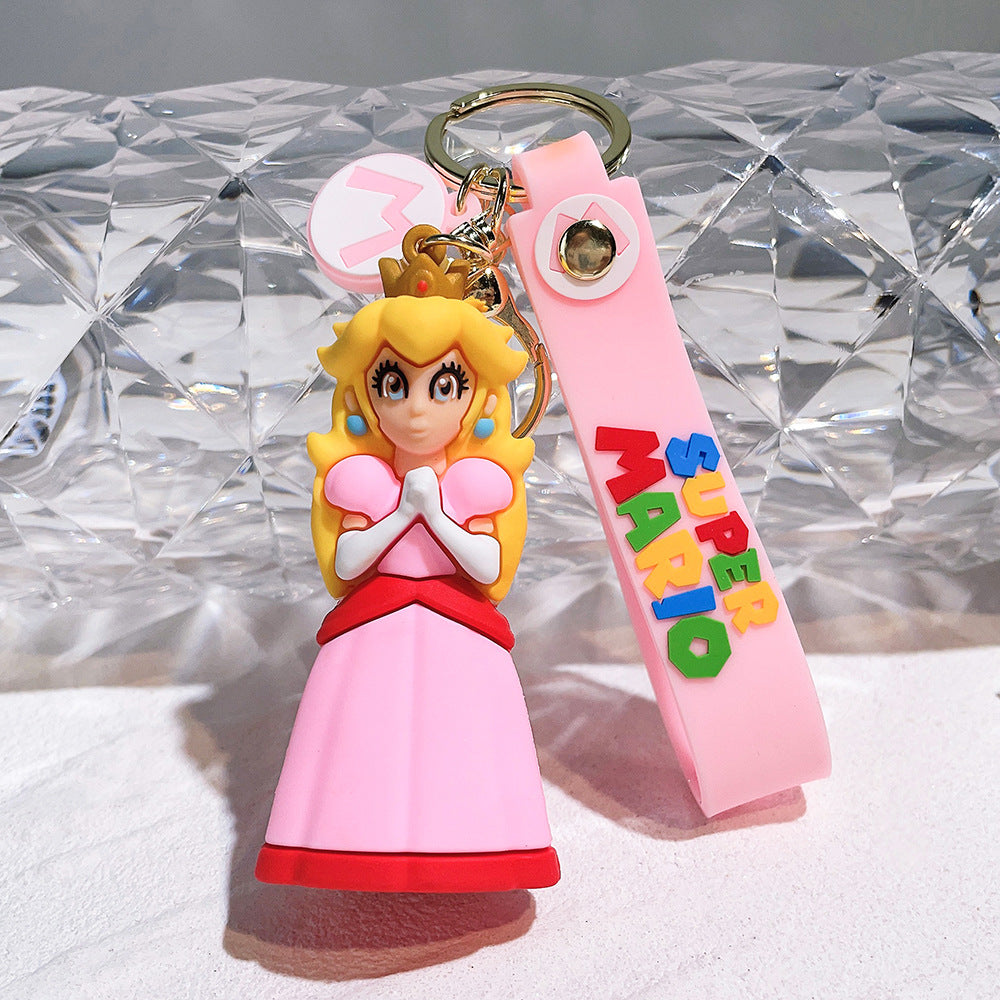 2PCS Buzz Keyring Keychain School bag Ornament Key Ring Decoration Cute Gifts for Women Girls Boys Pendant Chain Jewelry Gift For Kids