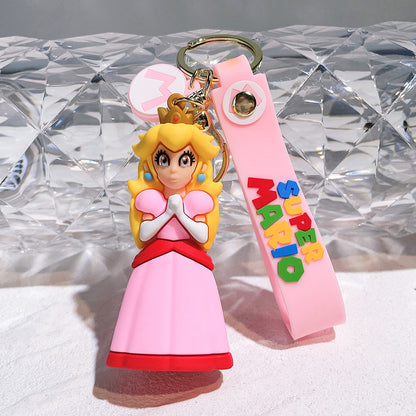 2PCS Buzz Keyring Keychain School bag Ornament Key Ring Decoration Cute Gifts for Women Girls Boys Pendant Chain Jewelry Gift For Kids