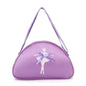 Girls Kids Children Ballet Dance Bag, Pink Ballerina Handbag Tote Gymnastics Sports Duffel Bag, Crossbody Shoulder School Bag Light Weight Carry-on Luggage(Purple)