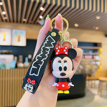 2PCS Buzz Keyring Keychain  School bag Ornament Key Ring Decoration Cute Gifts for Women Girls Boys Pendant Key Chain Jewelry Gift For Kids (C)
