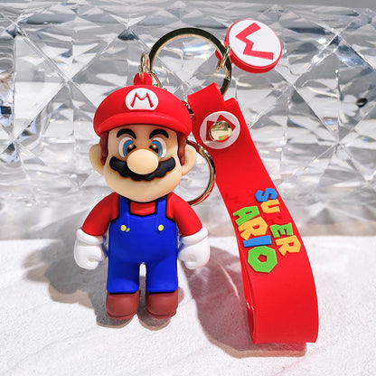 2PCS Buzz Keyring Keychain School bag Ornament Key Ring Decoration Cute Gifts for Women Girls Boys Pendant Chain Jewelry Gift For Kids