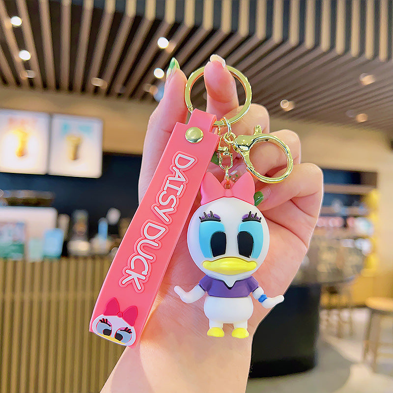 2PCS Buzz Keyring Keychain  School bag Ornament Key Ring Decoration Cute Gifts for Women Girls Boys Pendant Key Chain Jewelry Gift For Kids (C)